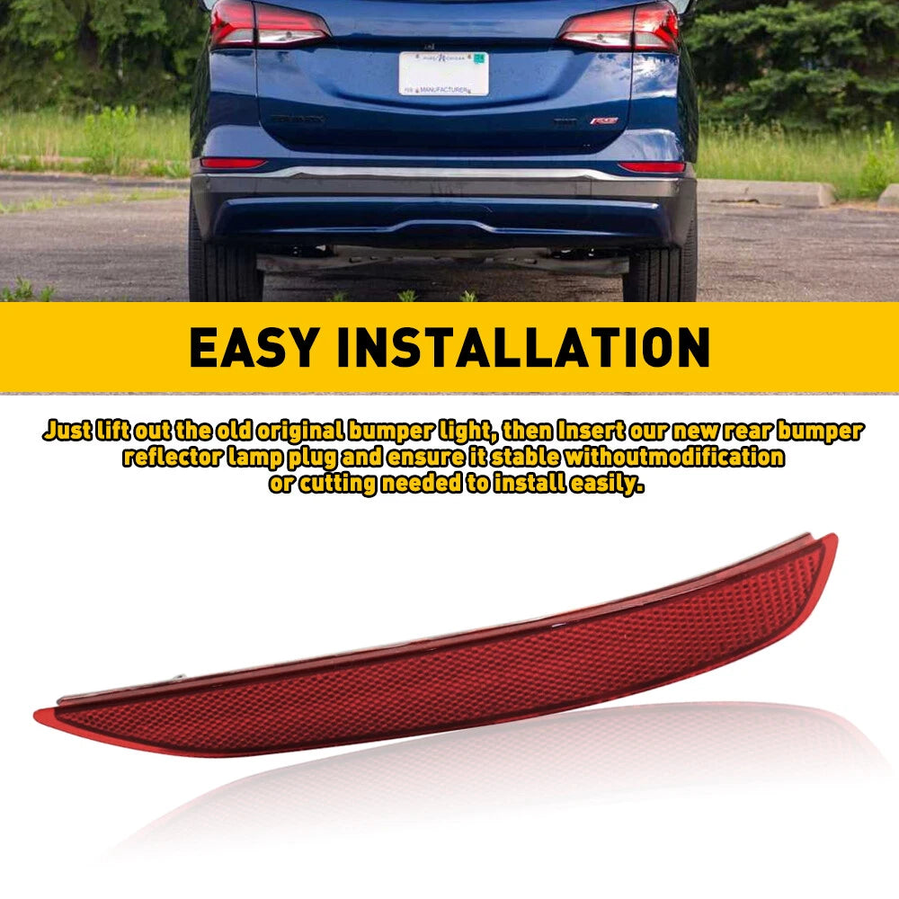 Right Rear Bumper Reflector Light for Chevrolet Equinox (2018–2022)