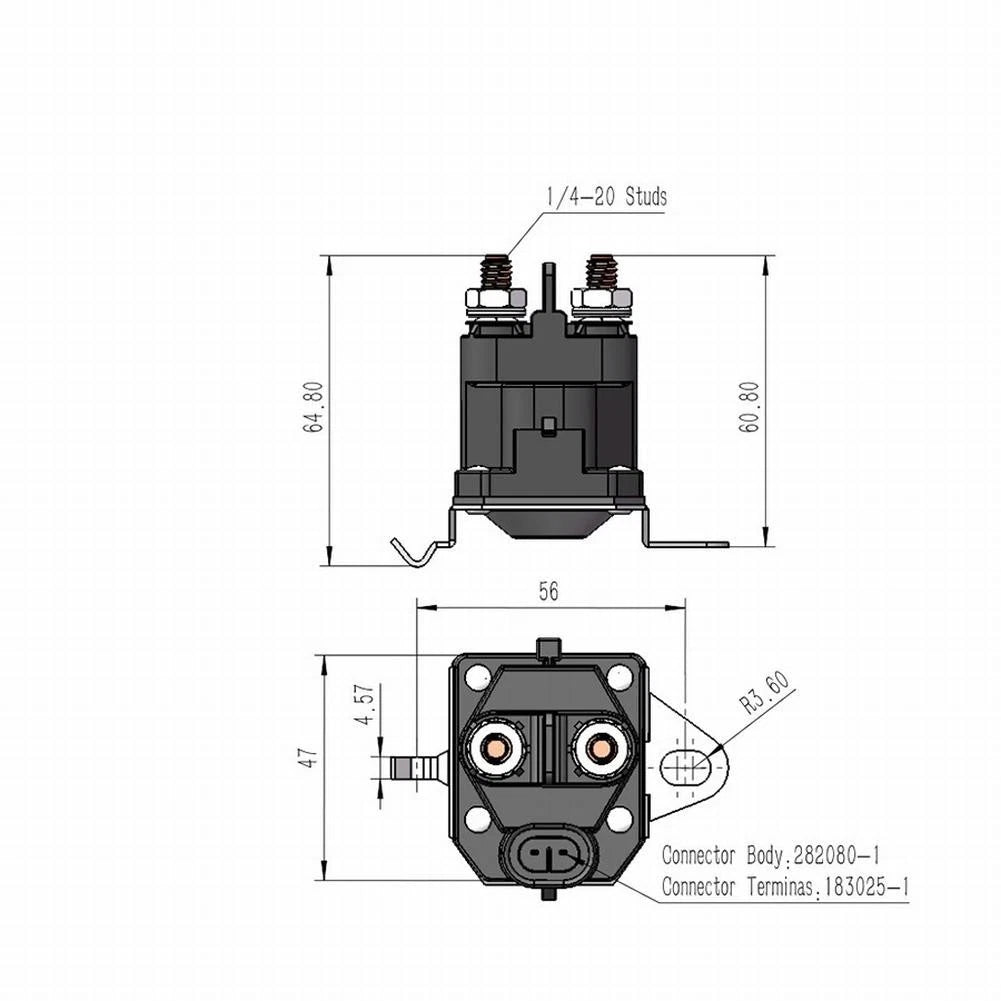 Starter Solenoid for Snowmobile 12V (Agricultural Vehicles)