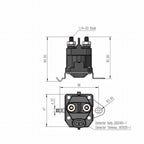 Starter Solenoid for Snowmobile 12V (Agricultural Vehicles)