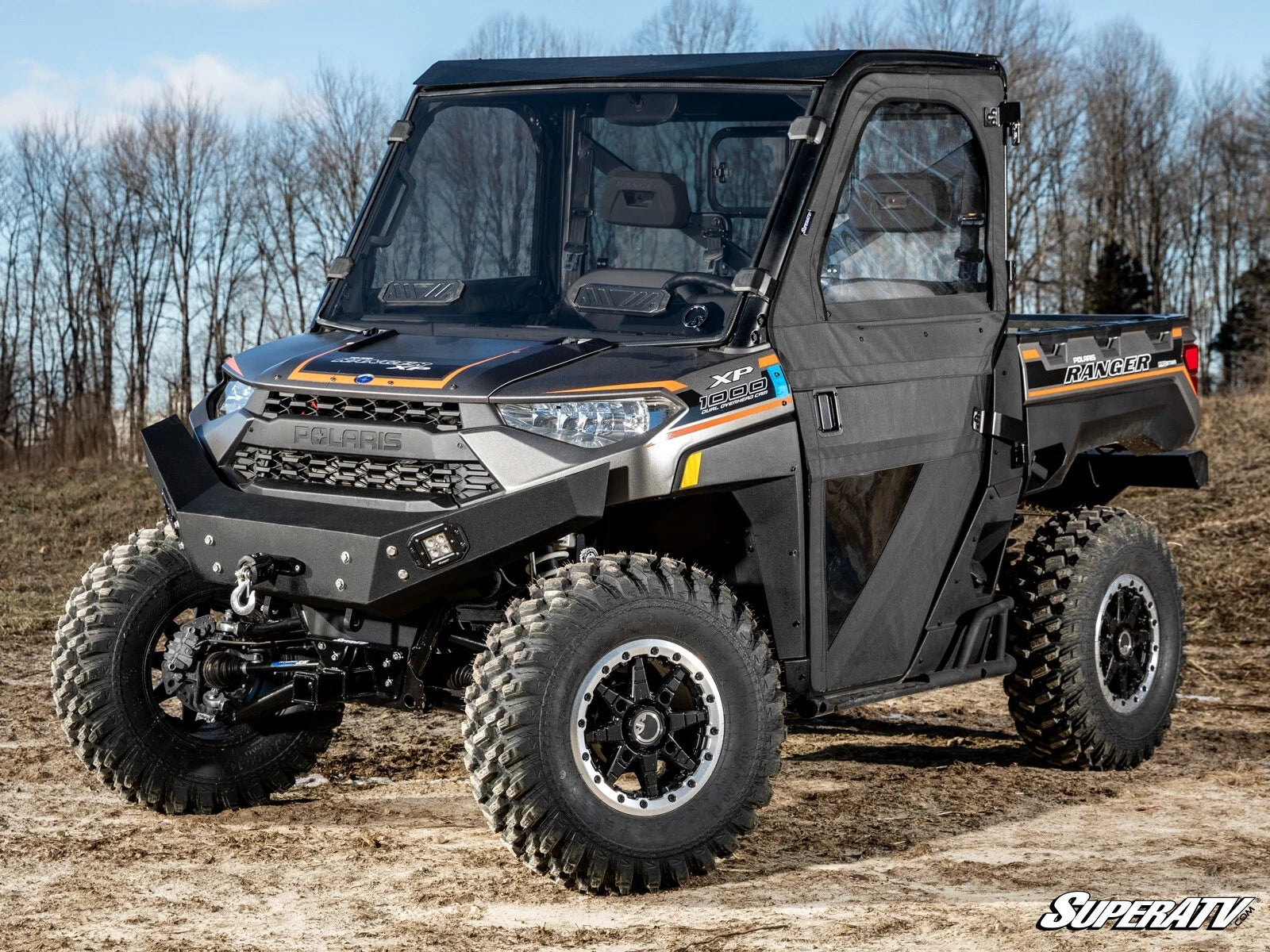 Scratch Resistant Tinted Windshield for Polaris Ranger XP (2021–2023)