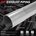 45 Degrees Bend Exhaust Pipe for Universal Applications (18-Gauge, 2" OD)