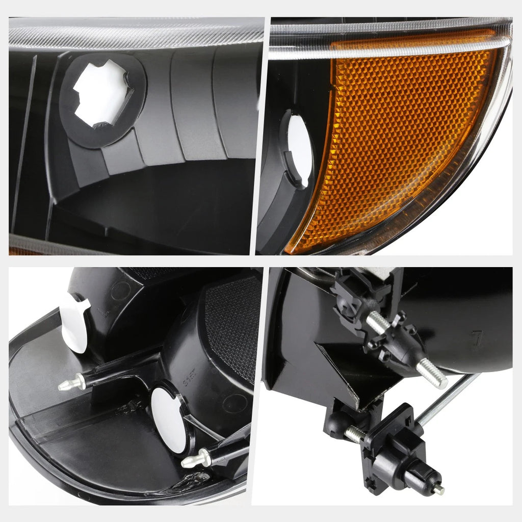 Set of 2 Side Step Bars for Silverado Sierra 1500-3500 Crew Cab (2014–2019)