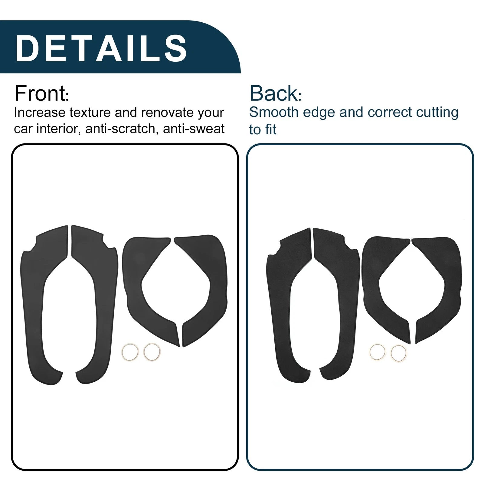 Set of 1 Car Door Anti Kick Pad Sticker Protector for Kia Optima (2011–2015)