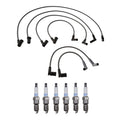 Denso 8mm Wire Set & 6 Platinum TT Spark Plugs for Mazda B3000 (1994–2006)