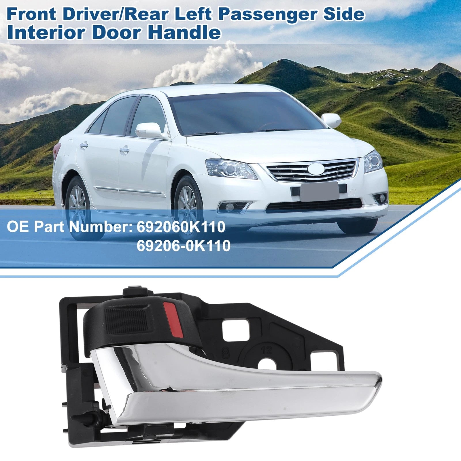 Front Passenger Side Interior Door Handle for Toyota Camry (2012–2017) No.692060K110