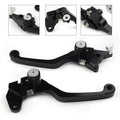 Dirt Clutch Brake Levers for Kawasaki KLX250 D-TRACKER (1993-1997) BLACK