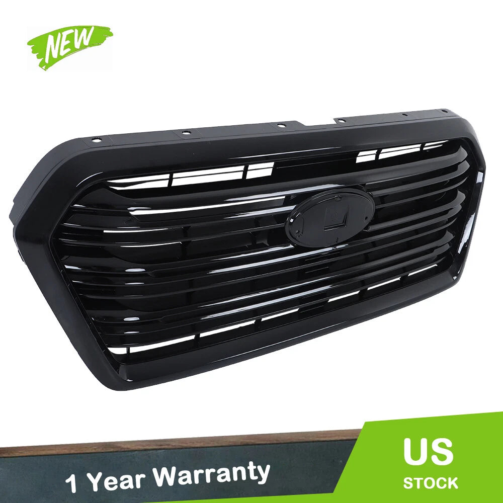 Front Bumper Grille for Subaru Ascent (2019–2022) Gloss Black Mesh