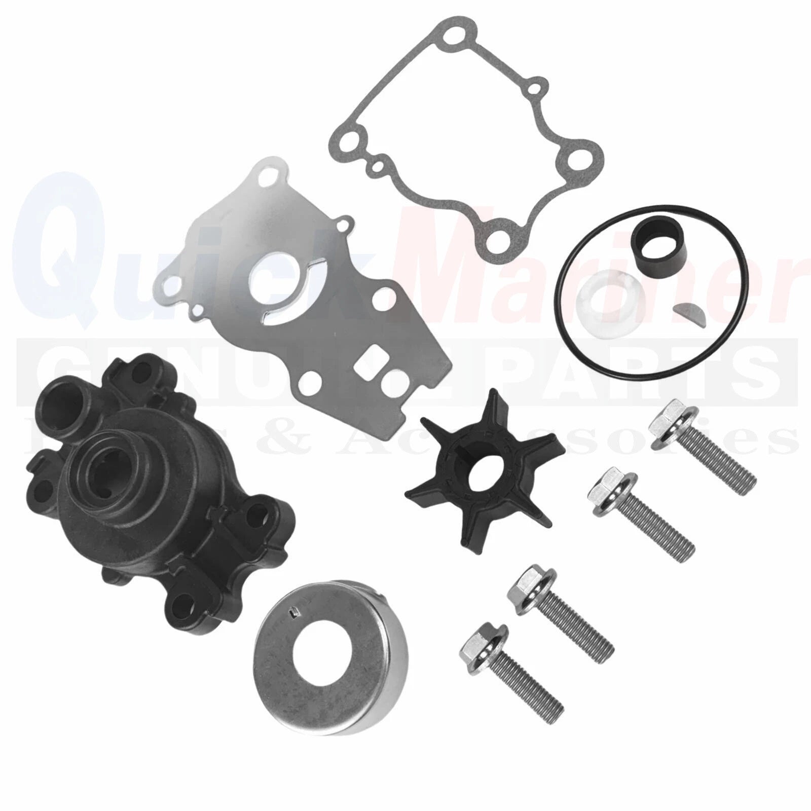 Water Pump Kit with Housing for Yamaha 25 30 40 hp (4-Stroke) (66T-W0078)