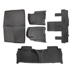 All-Weather Floor Mats for Chevrolet Suburban Yukon XL (2021–2025) TPE Black