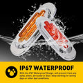 Amber + Red LED Clearance Side Marker Lights for Truck