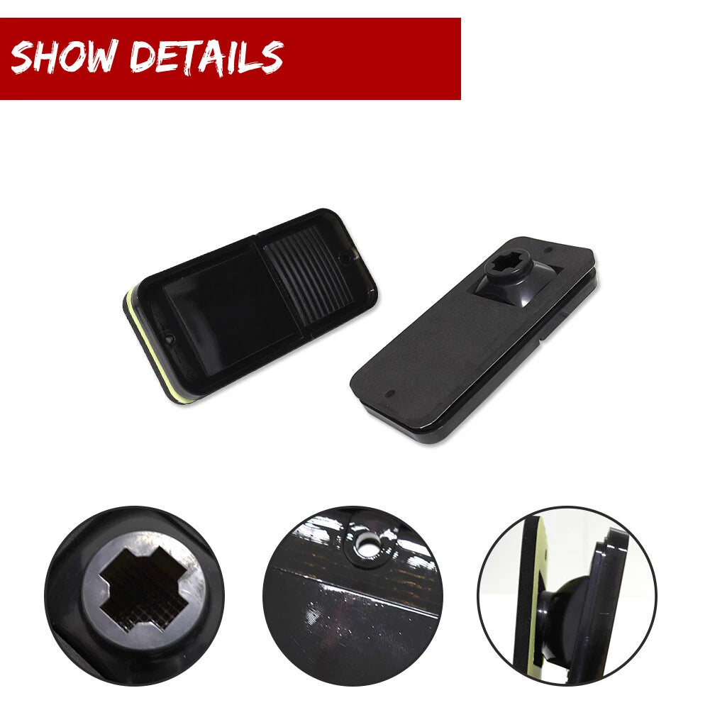 Set of 4 Dark Smoked Side Marker Covers for Chevy GMC C/K Truck