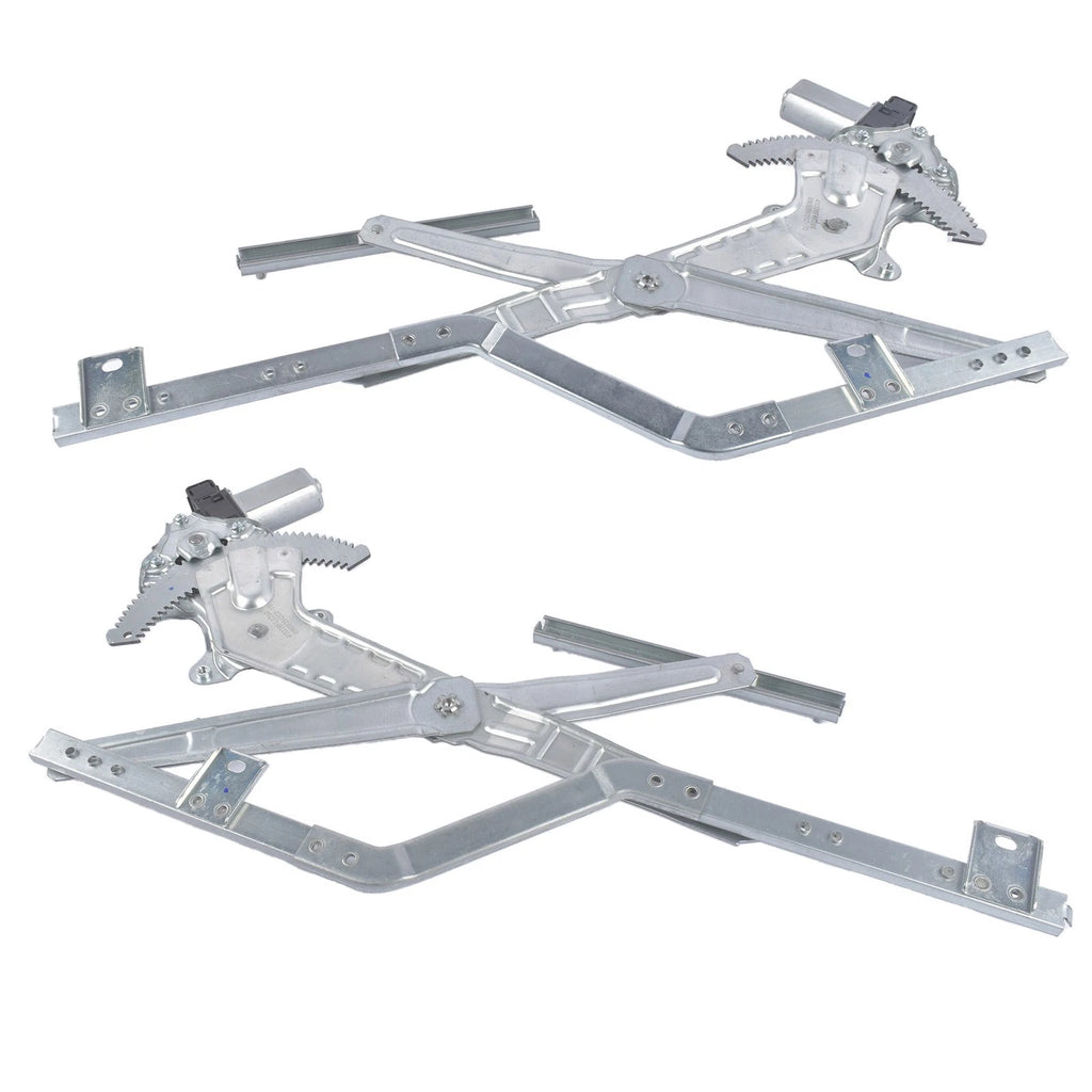 Pair Front Door Power Window Regulators for Isuzu NQR (2007–2016)