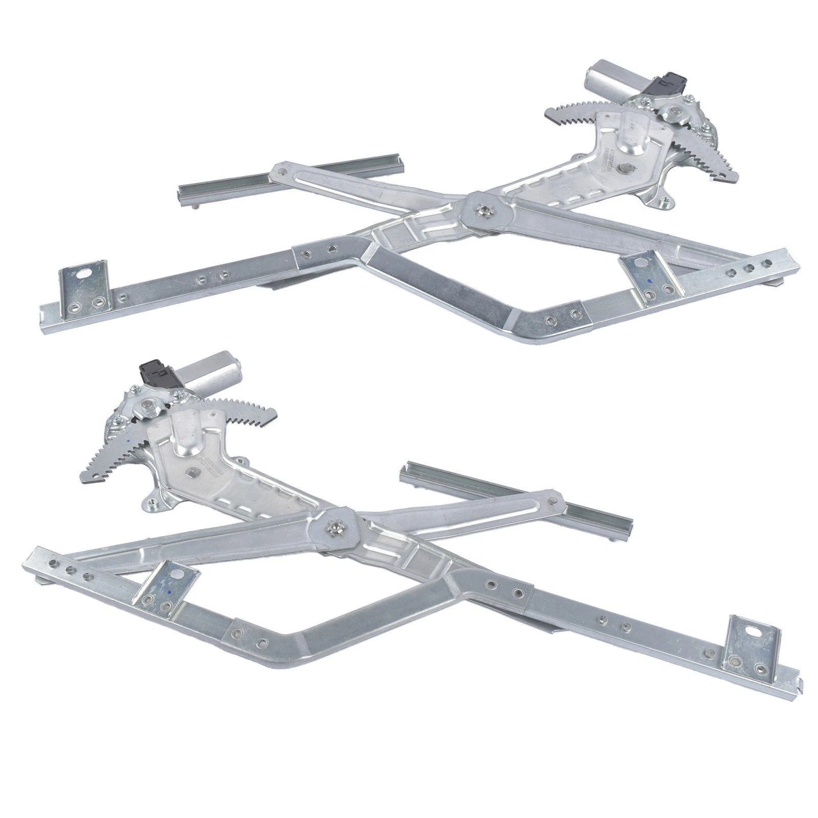 Pair Front Door Power Window Regulators for Isuzu NQR (2007–2016)
