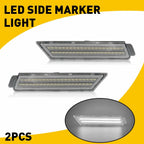 Set of 2 White LED Side Marker Lights for Chevy Camaro (2010–2015)
