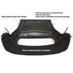 Soft Top for Ford Mustang Convertible (2005–2014) - Black Sailcloth, Glass Window