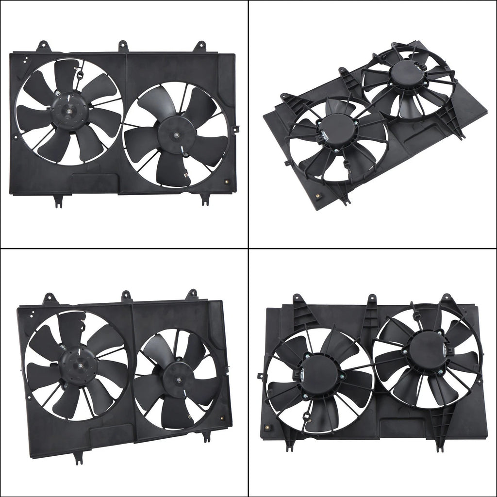 Dual Engine Cooling Fan Assembly for Cadillac CTS V6 3.2L (2003–2004) 25740113