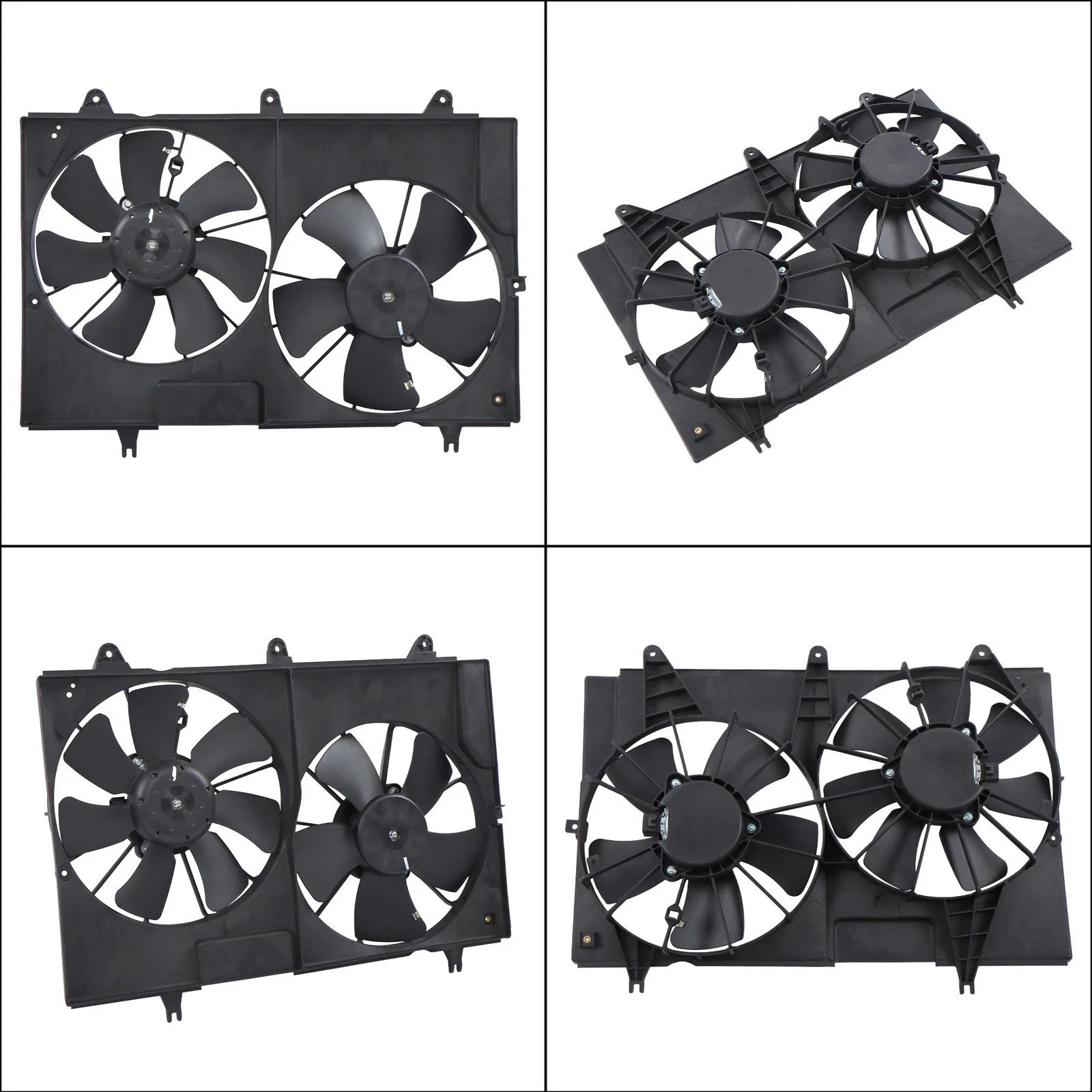 Dual Engine Cooling Fan Assembly for Cadillac CTS V6 3.2L (2003–2004) 25740113