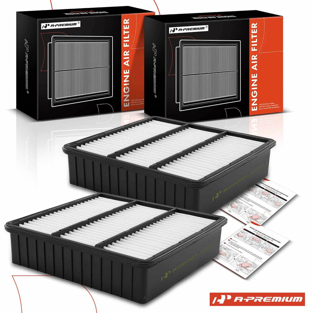 2X Engine Air Filter for Mitsubishi Outlander (2003–2006) Mirage (1997–2002)