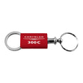 Red Anodized Aluminum Valet Keychain - Officially Licensed for Chrysler 300C