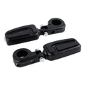 1 1/4" Highway Bar Footpegs for Harley Touring - Matte Black