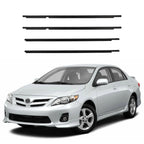 Set of 4 Door Weatherstrip Seals for Toyota Corolla (2009–2012)