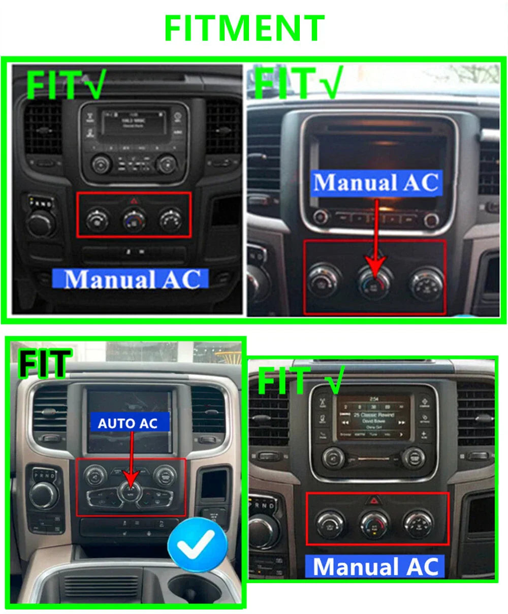 9.7'' Navi GPS WIFI for Dodge RAM 1500 2500 3500 4500 5500 (2013-2018)