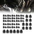 62X Engine Bolt Black Cap Kit for Harley Touring Road King Softail Trike (18-24)