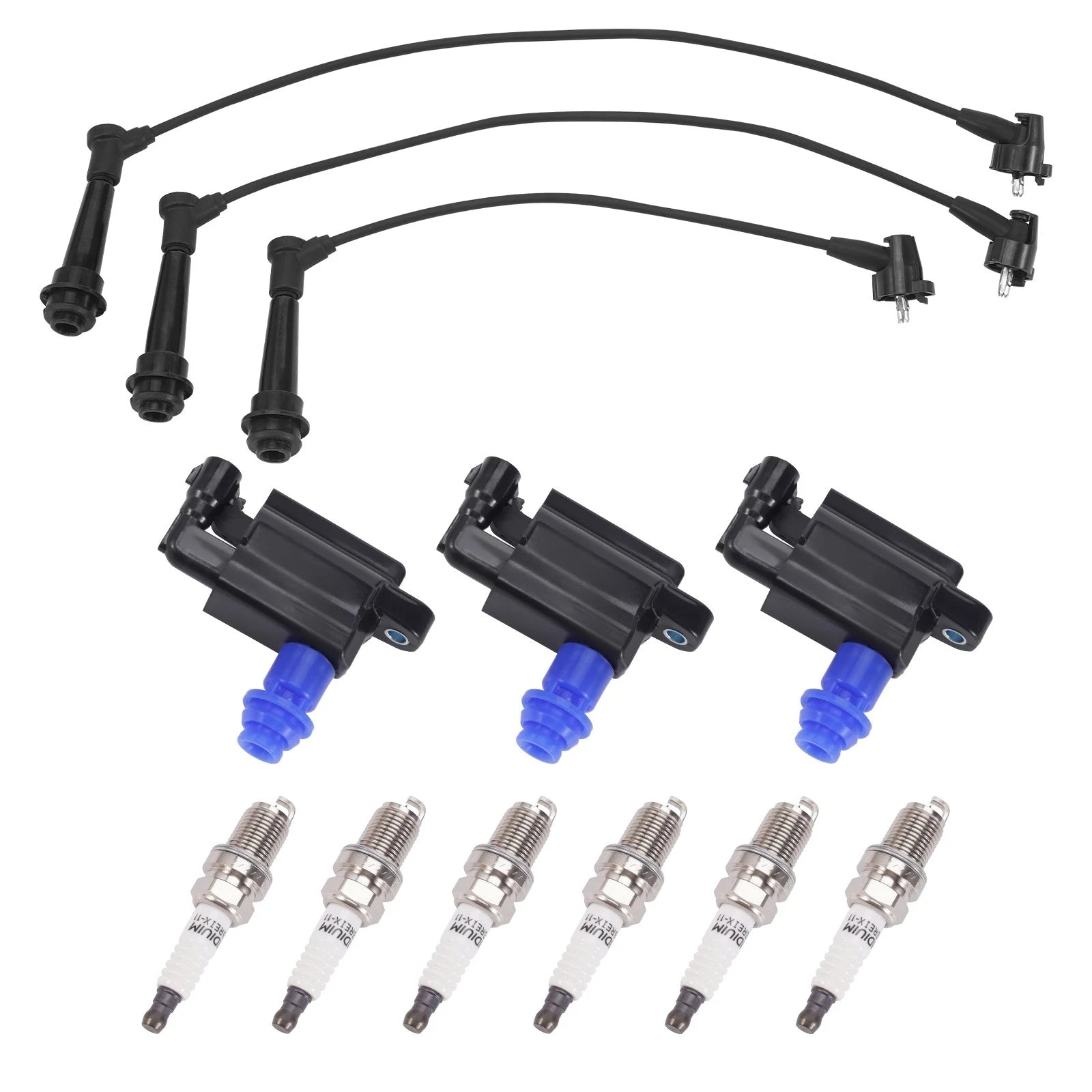 Ignition Coil Wires & Spark Plug for Toyota Supra 3.0L I6 (1998) 90919-02216