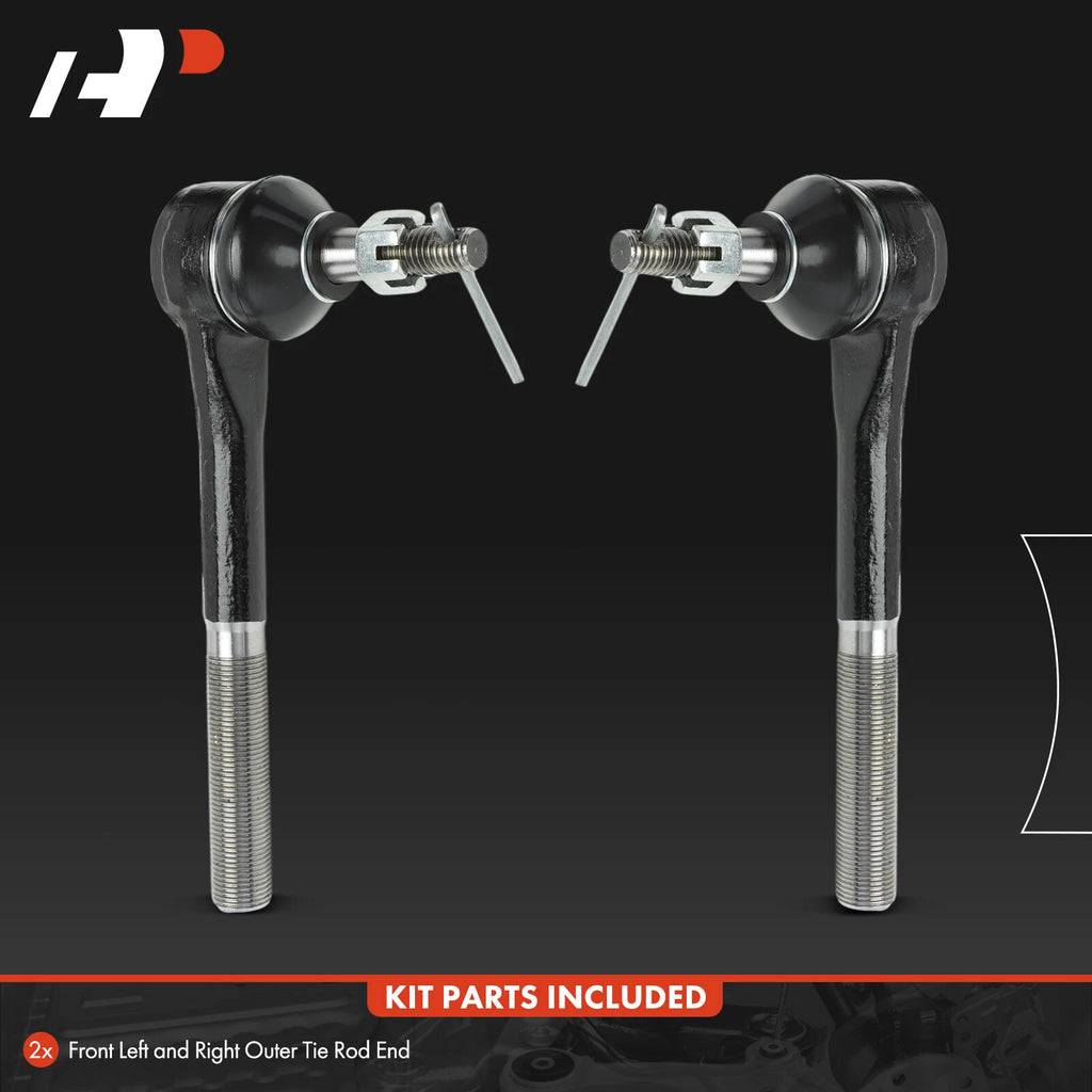 2X Front Outer Tie Rod Ends for GMC Safari Chevrolet Astro (1990–2005)