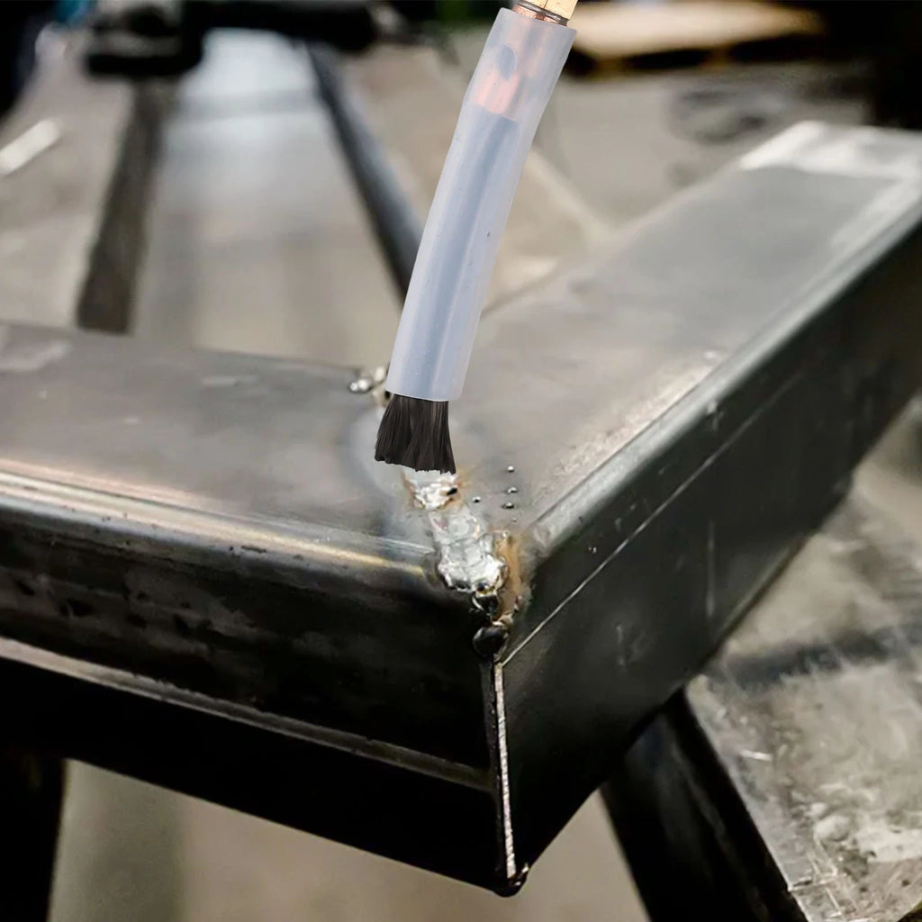 3X Acid Scrub Brushes for Weld Cleaning - Carbon Fiber Head