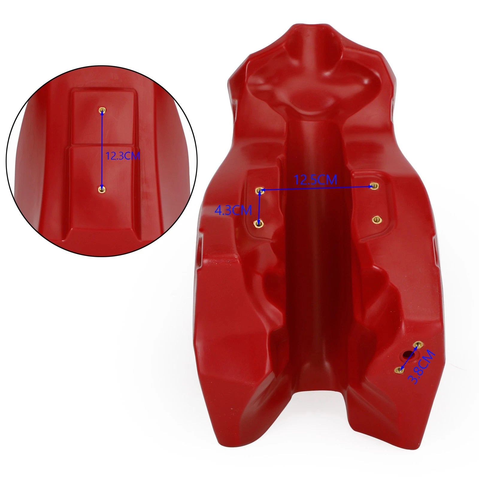 Gas Fuel Tank & Cap & Petcock Kit for Honda CR500R (1989–2001) CR125 CR250 (1988–1989)