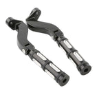 Black Rear Passenger Footpeg Pedal for Harley Street Road Glide (1993–2024)