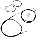 LA Choppers Handlebar Cable/Brake Line Kit for Harley (2015–2017)