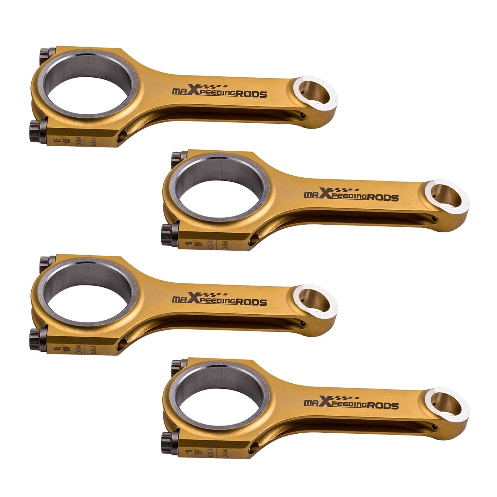 Set of 4 Titanized Conrods for Peugeot 207 RC, Citroen DS3 Racing