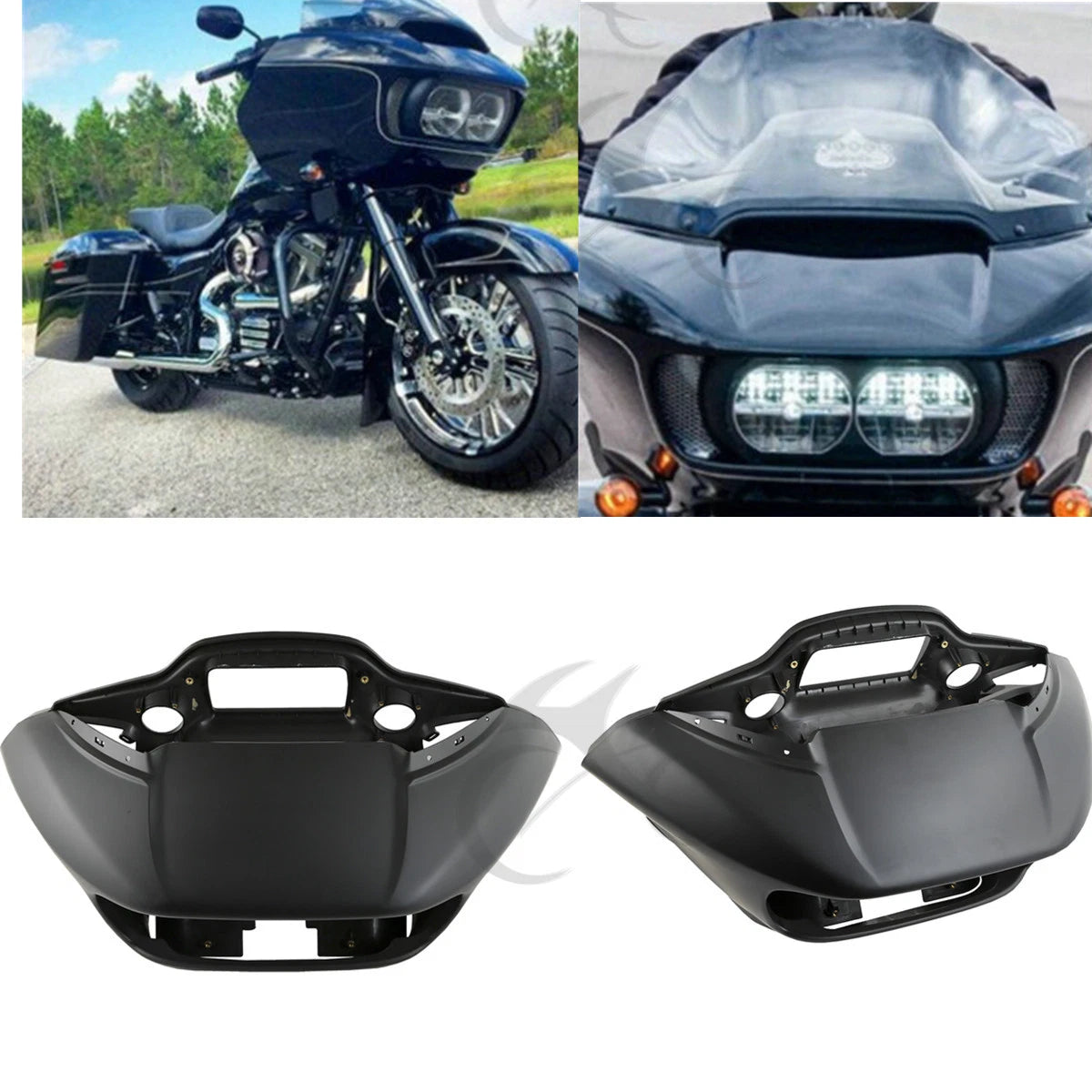 Inner Outer Fairing Speaker Cover Grille for Harley Road Glide FLTRX FLTR (2015–2023)