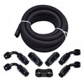 6AN Stainless Steel Nylon Braided Oil Fuel Line Kit for Universal Applications