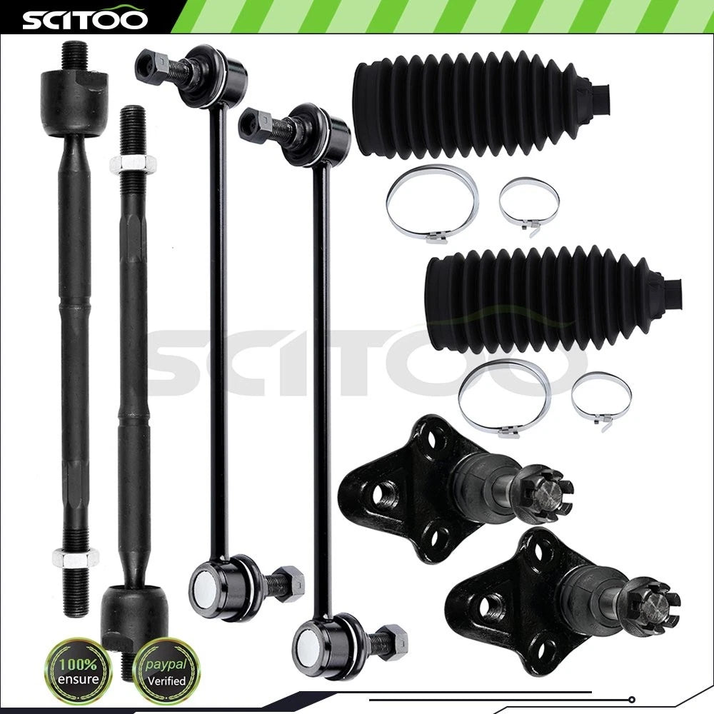 Front Lower Tie Rod End Ball Joint Suspension Kit for Toyota Prius (2004–2009)