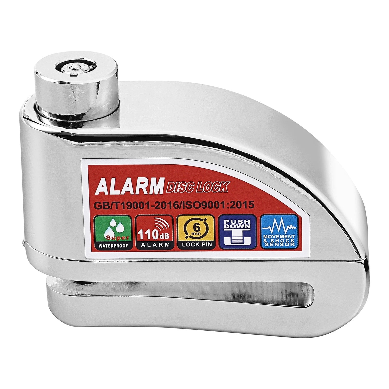 100dB Anti-theft Wheel Disc Brake Lock for Motorcycle Scooter Bike