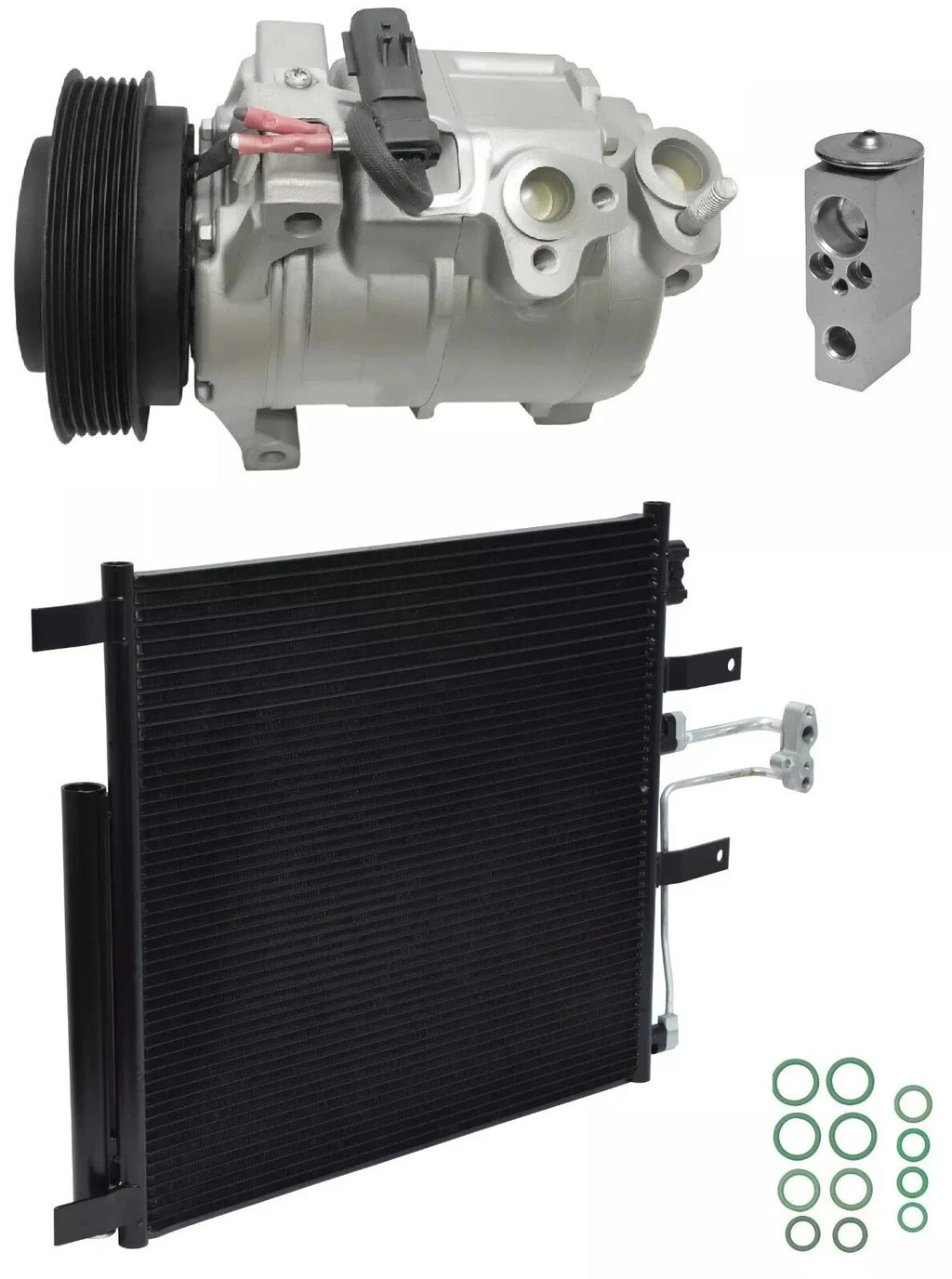 AC Compressor Kit With Condenser Fits Dodge Ram 2500 5.7L (2010–2010)