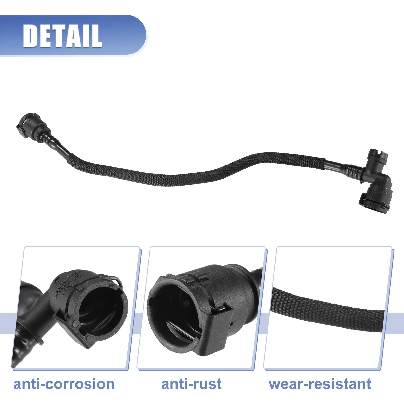 Heater Hose Radiator Expansion Tank Pipe for BMW X1 X2 (2016–2023) No.17127617366