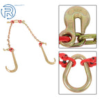 5/16" x 2' V Type Towing Chain Bridle for G80 (with 15" J & Grab Hooks)