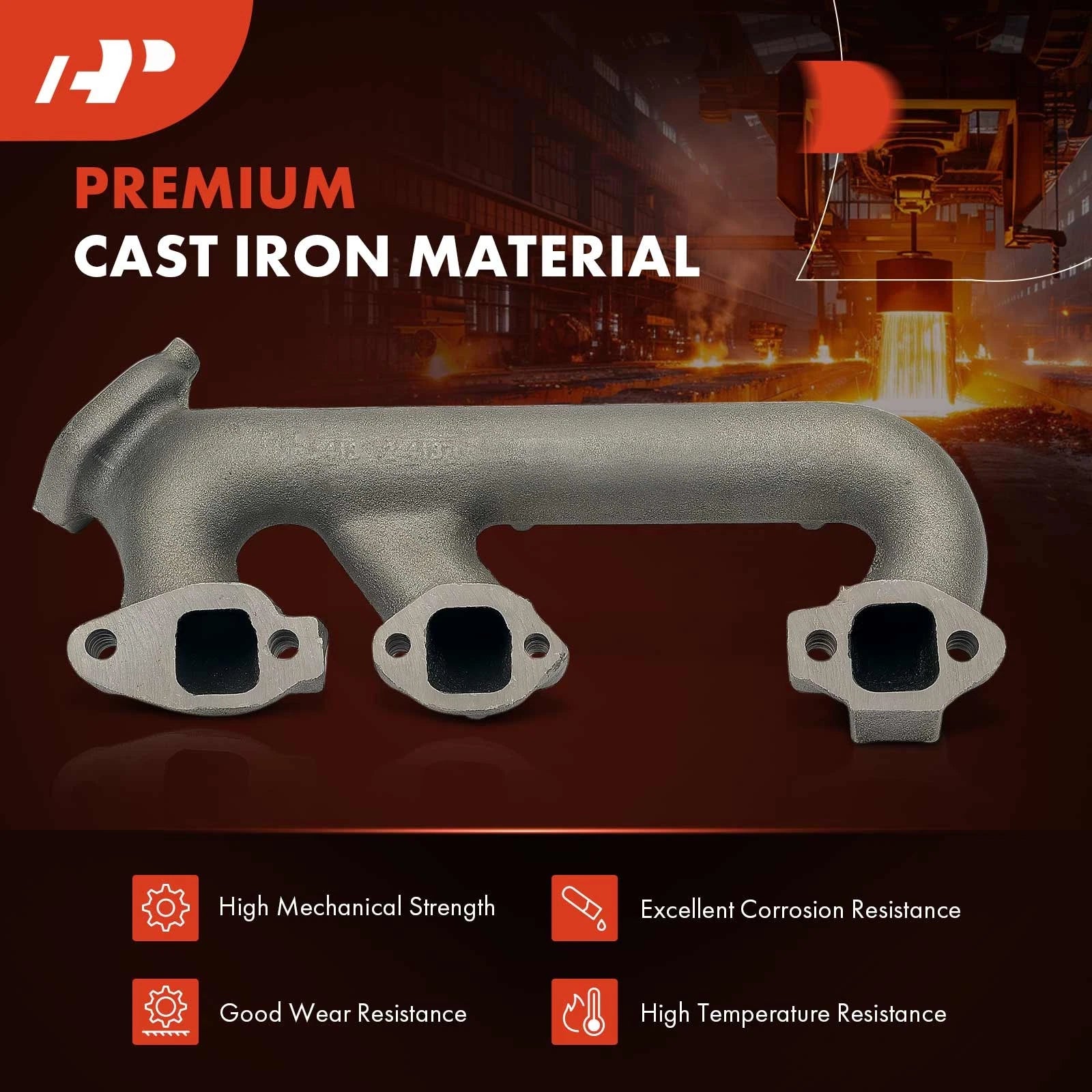 2X Exhaust Manifold for Chevrolet Blazer GMC