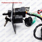 Single Engine Key Switch Assembly Panel for Yamaha Outboard (704-82570-12-00)