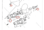 Lower Unit Seal Kit for Suzuki DT8 DT9.9 (8HP 9.9HP) 09282-16003 09280-52004