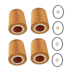 Set of 4 Oil Filters for Volvo S60 S80 V60 V70 XC60 XC70 (2007–2016)