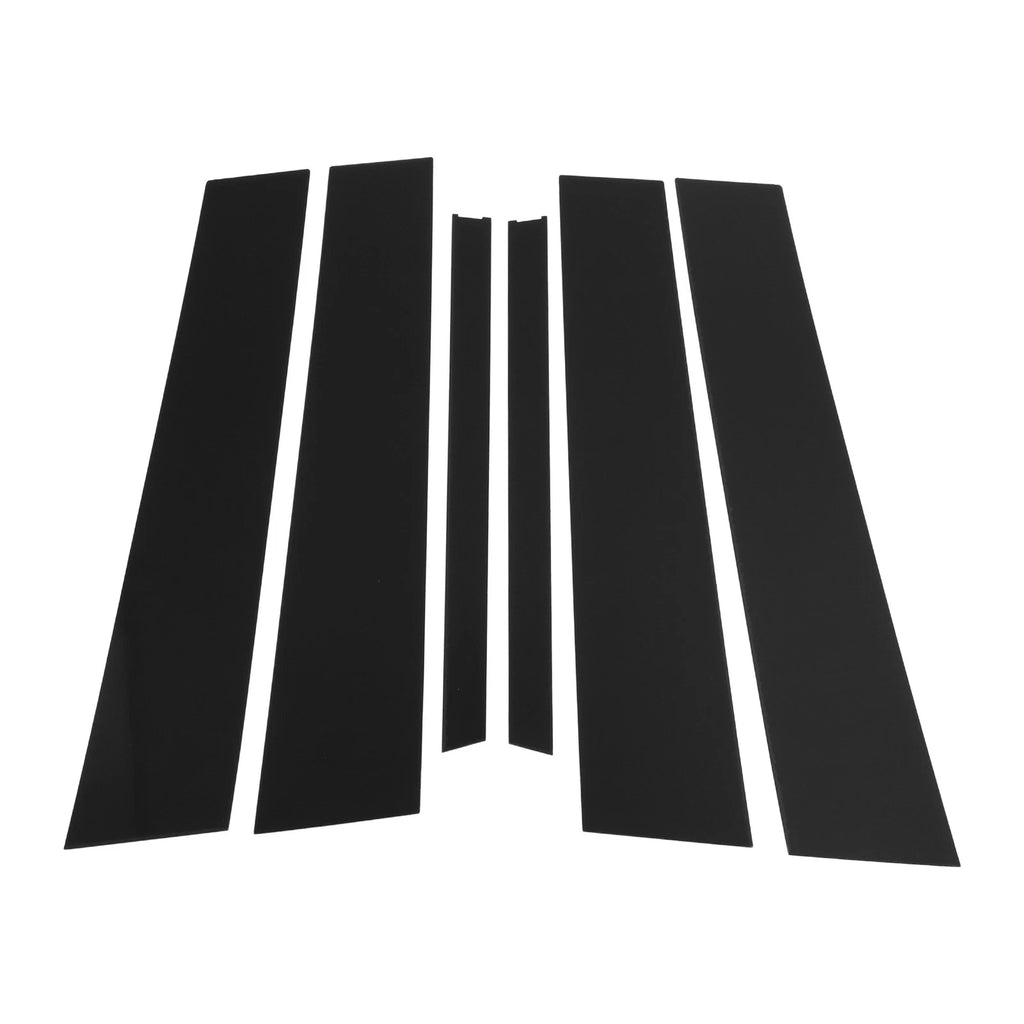 Set of 6 Pillar Window Trim for Chevy Equinox (2018–2023) Black