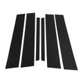 Set of 6 Pillar Window Trim for Chevy Equinox (2018–2023) Black