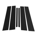 Set of 6 Pillar Window Trim for Chevy Equinox (2018–2023) Black