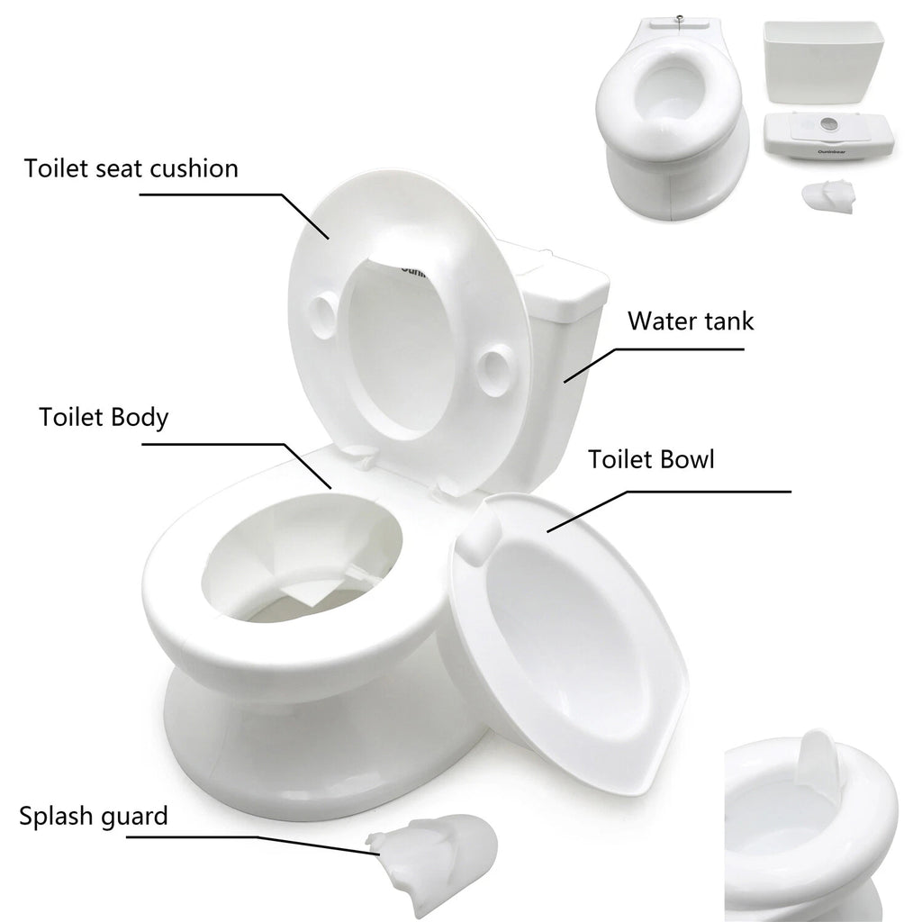 Potty Training Toilet for Toddlers Kids with Flush Sound