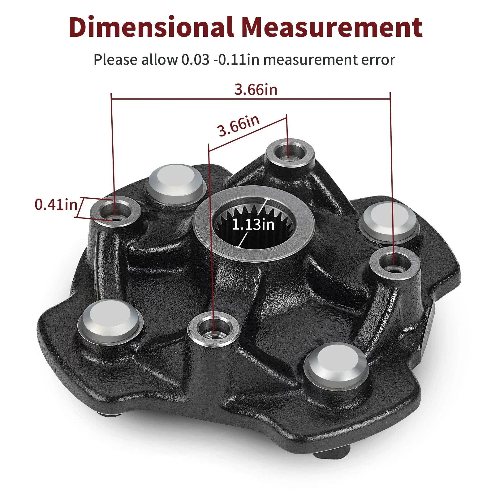 Front Wheel Hub L/R for Honda TRX500 Foreman/Rubicon (2015–2019)